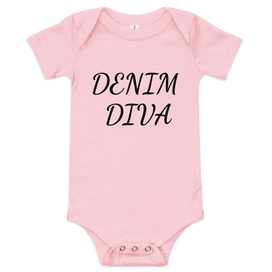 Denim Diva Baby short sleeve one piece