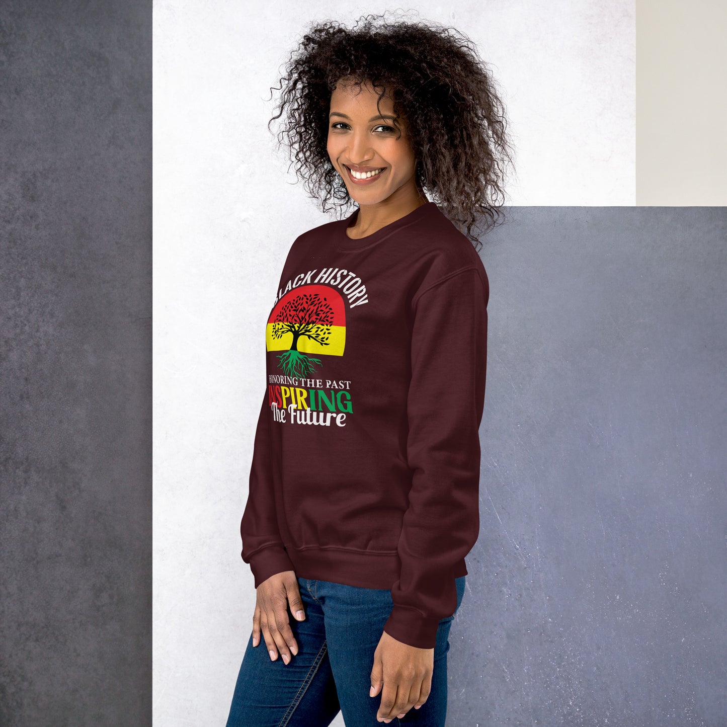 Black History Inspiring the Future Unisex Sweatshirt