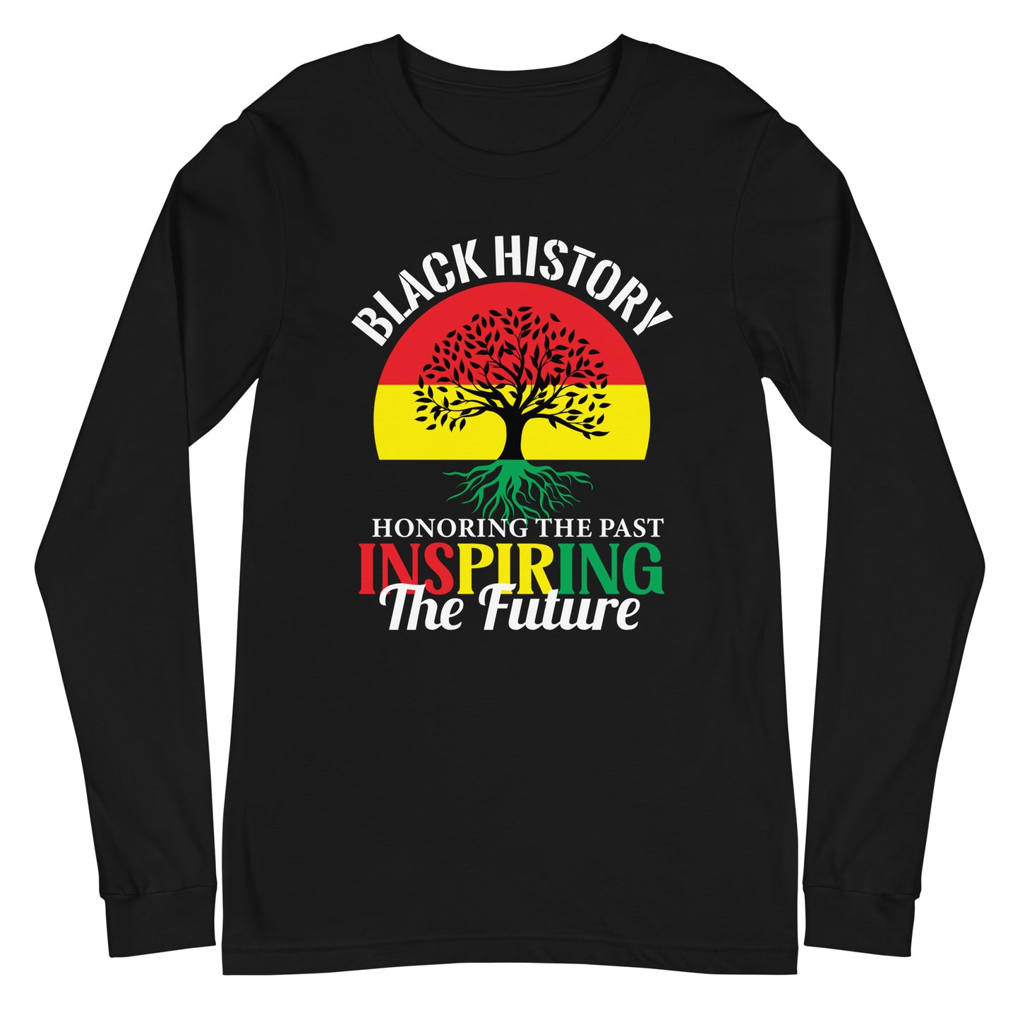 Black History Inspiring the Future Unisex Long Sleeve Tee