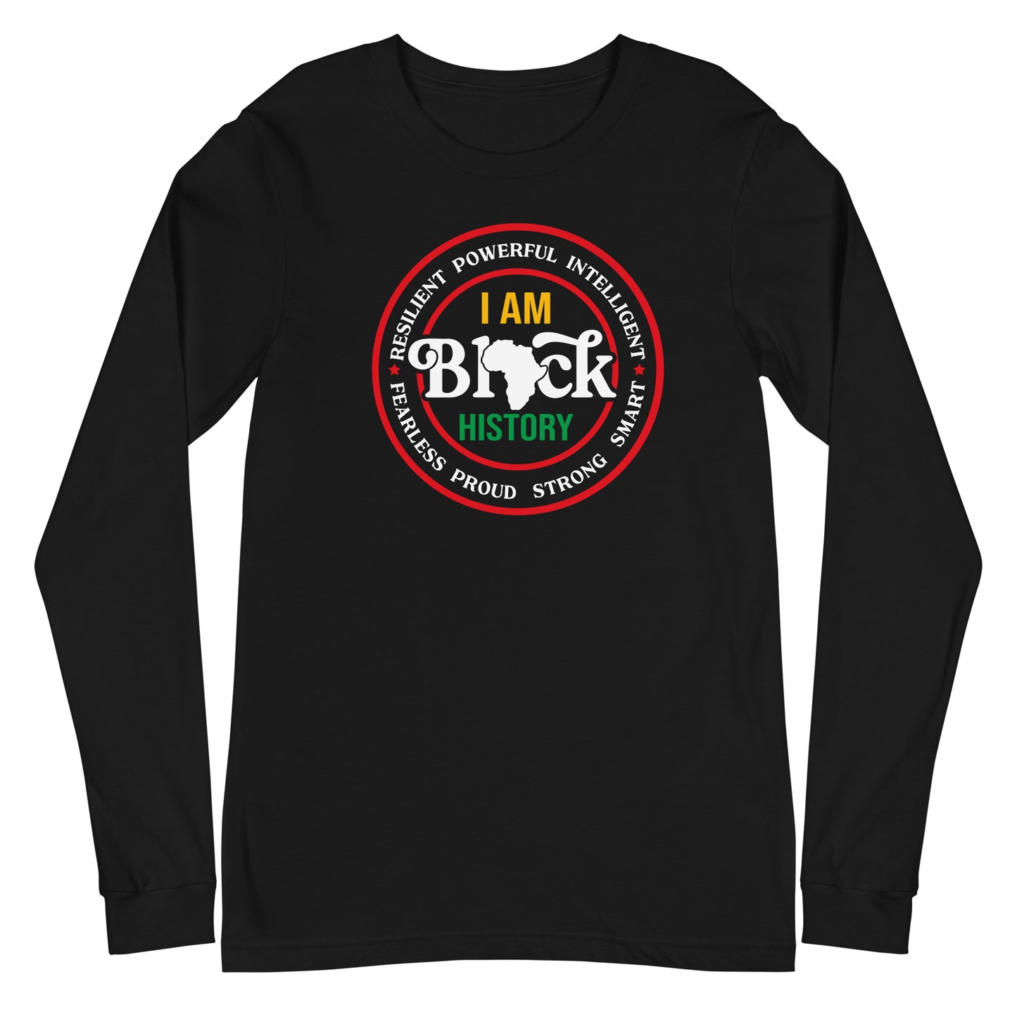 I am Black History Unisex Long Sleeve Tee