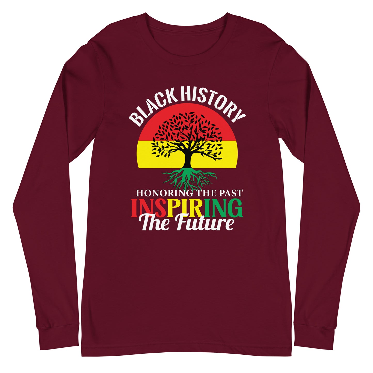 Black History Inspiring the Future Unisex Long Sleeve Tee