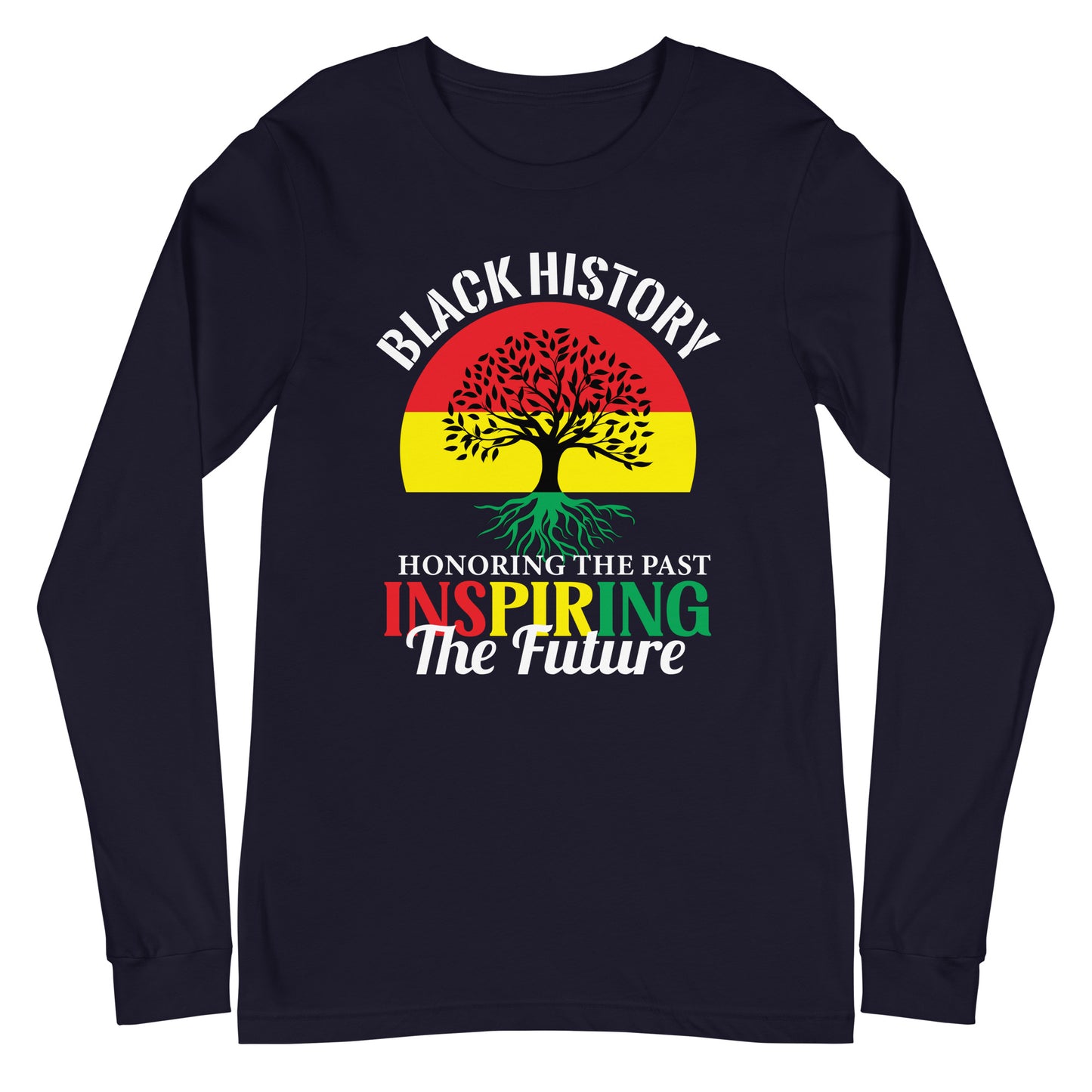 Black History Inspiring the Future Unisex Long Sleeve Tee