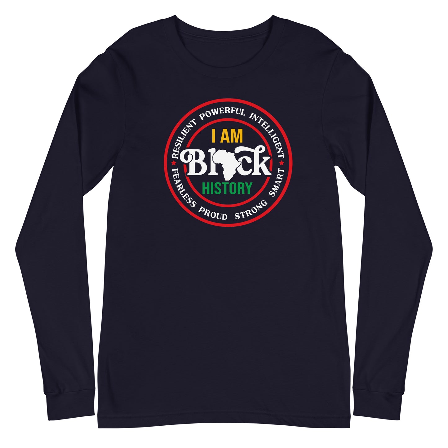 I am Black History Unisex Long Sleeve Tee