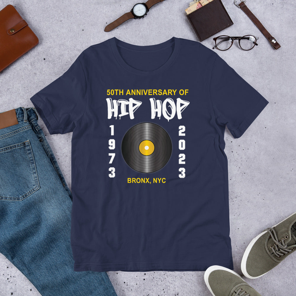 50th Hip Hop V2 Short Sleeve Unisex t-shirt (3XL to 5XL)