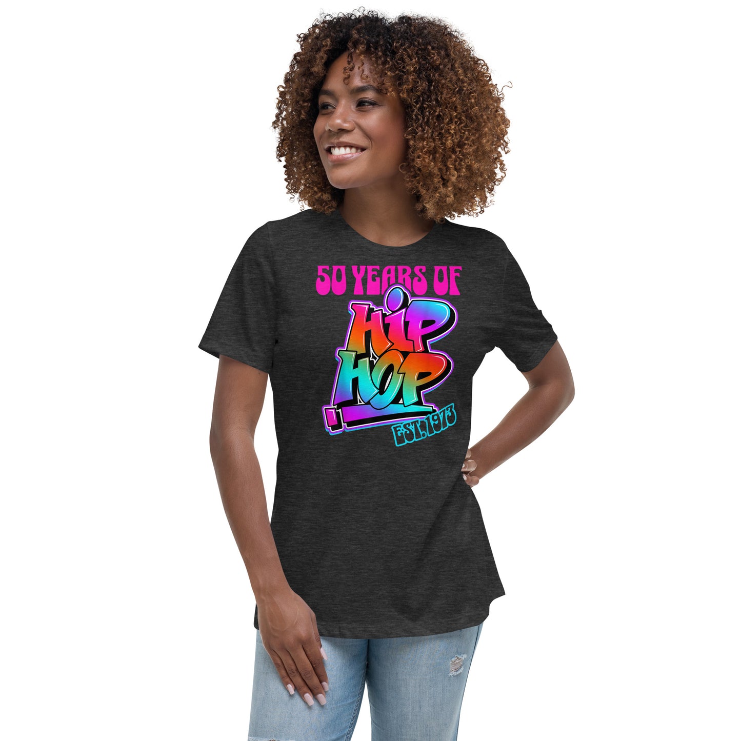 50th Hiphop V4 Women's Relaxed T-Shirt