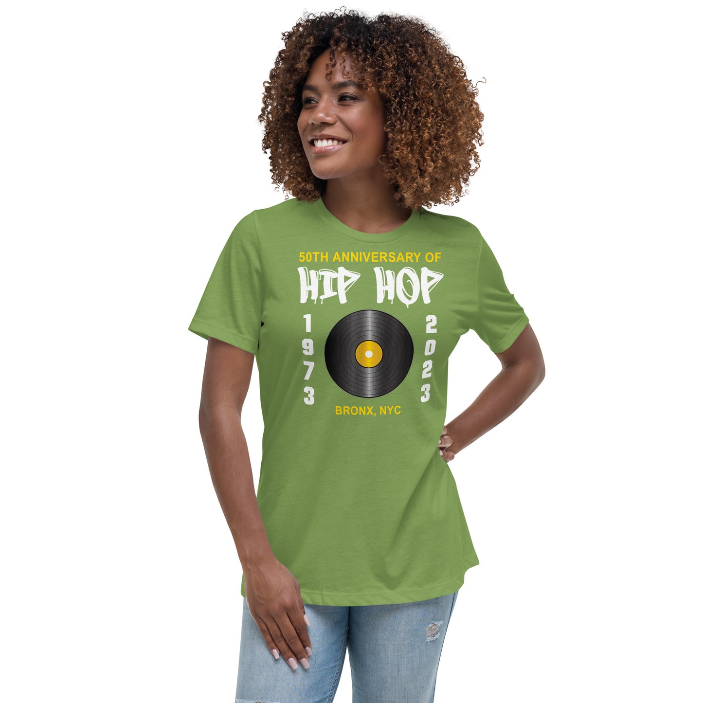 50th Hiphop V2 Women's Relaxed T-Shirt