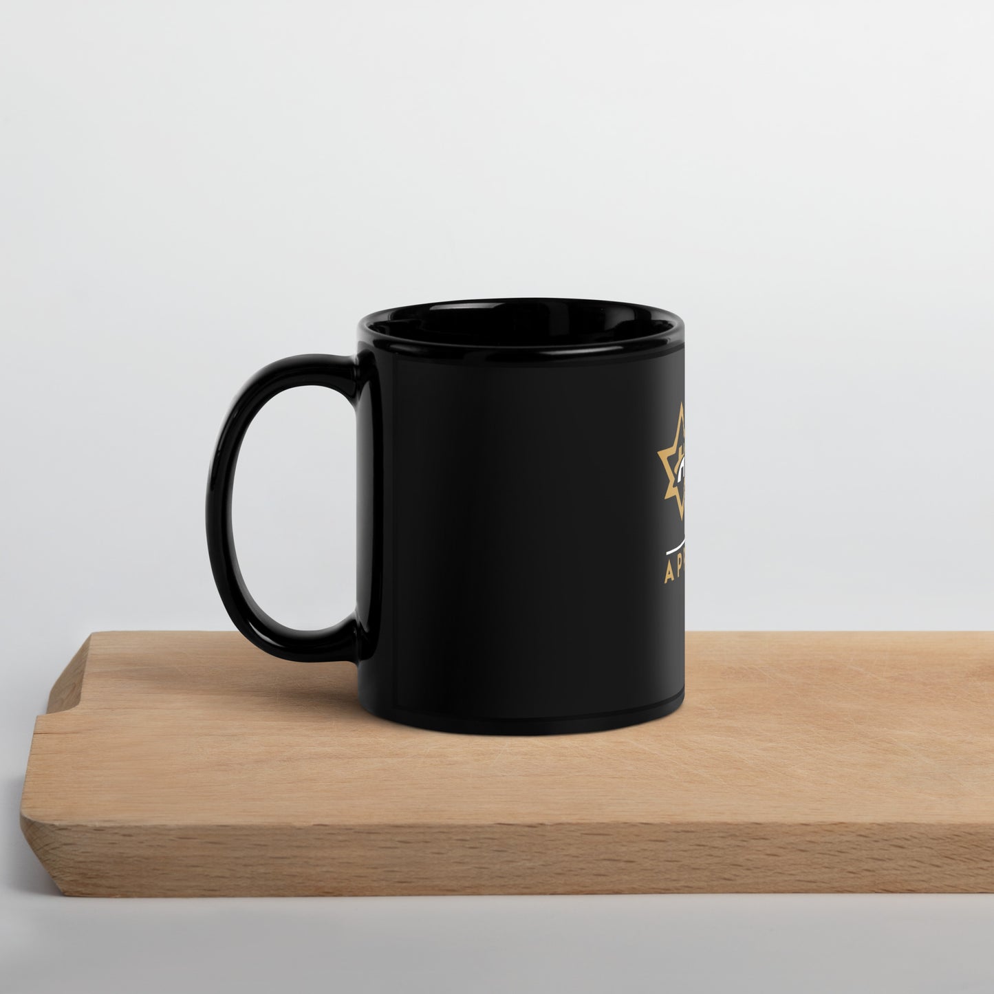 Harris Apparel Black Glossy Mug
