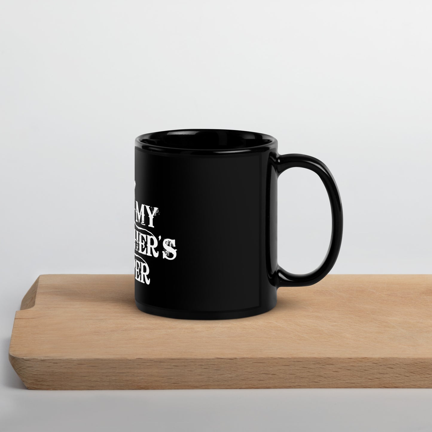 I Am My Brothers Keeper Masonic Black Glossy Mug