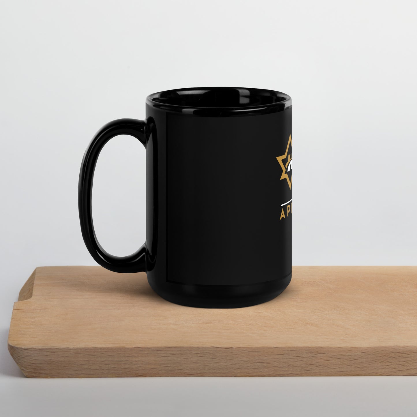 Harris Apparel Black Glossy Mug