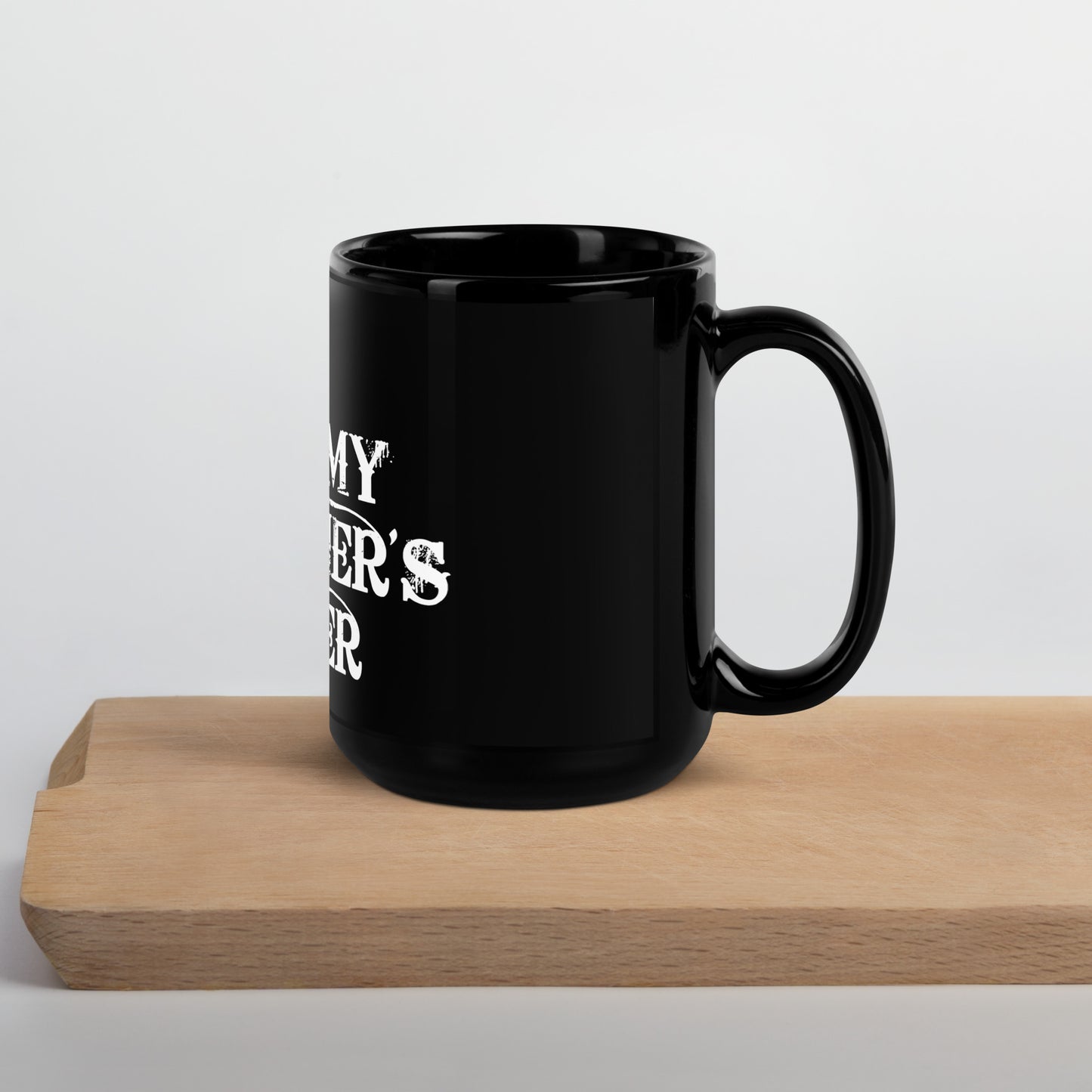 I Am My Brothers Keeper Masonic Black Glossy Mug