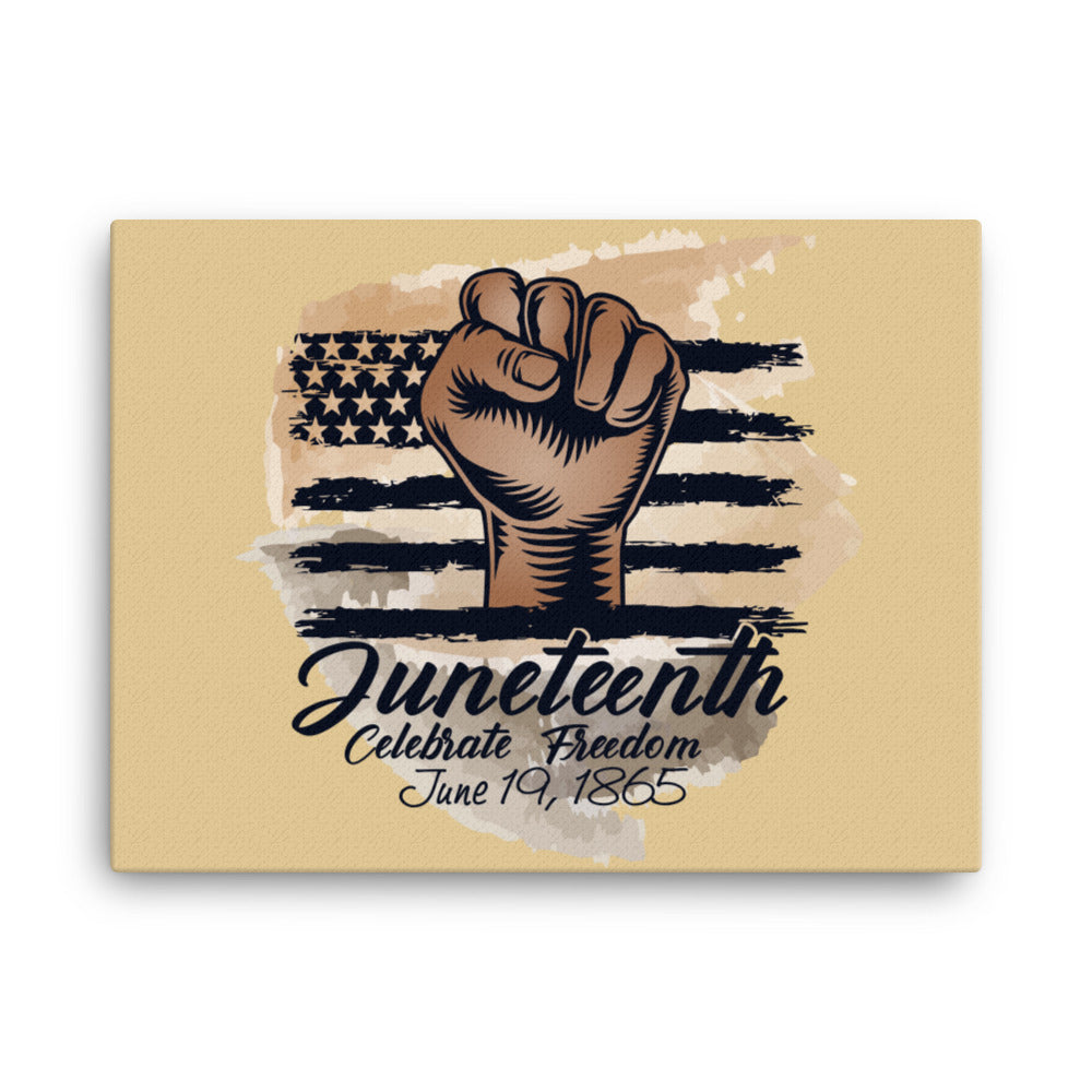 Juneteenth Celebrate Freedom Canvas