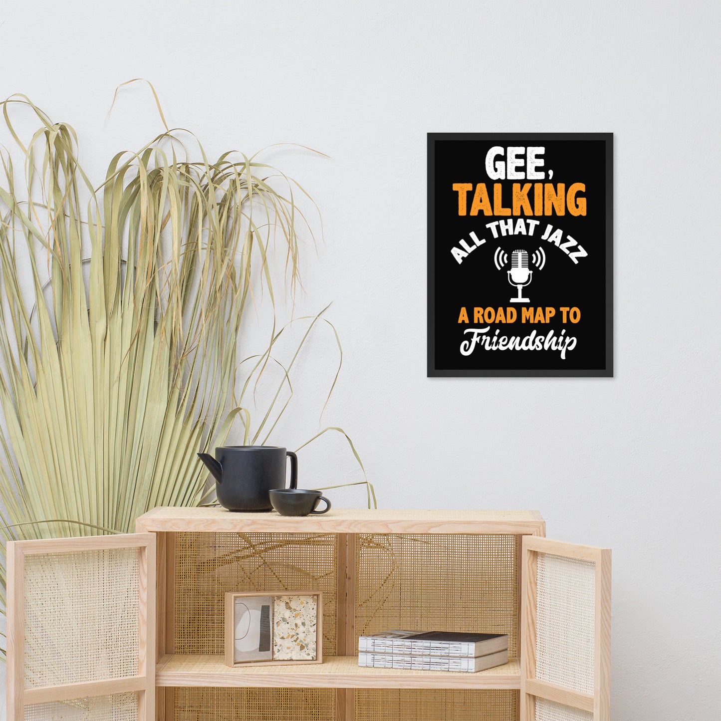 Gee Talking All That Jazz Framed poster