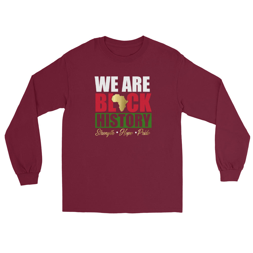 We Are Black History Men’s Long Sleeve Shirt