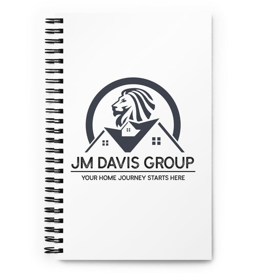 JM Davis Group Spiral notebook