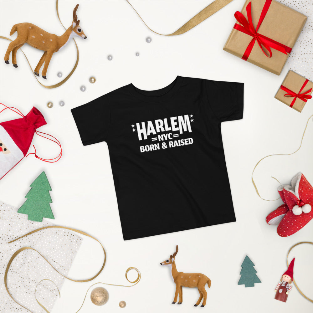 Harlem Born and Raised Toddler Short Sleeve Tee
