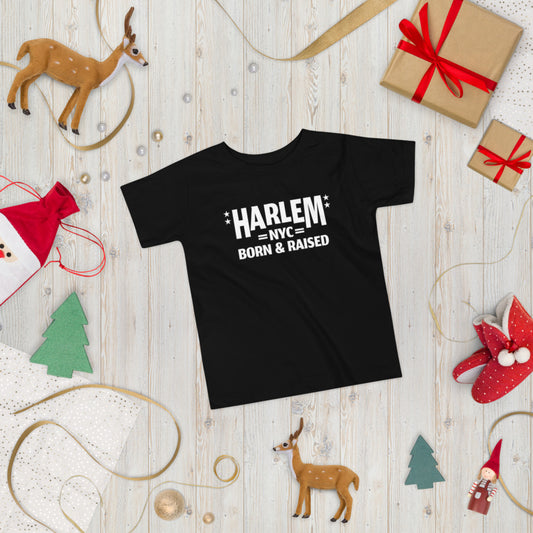 Harlem Born and Raised Toddler Short Sleeve Tee