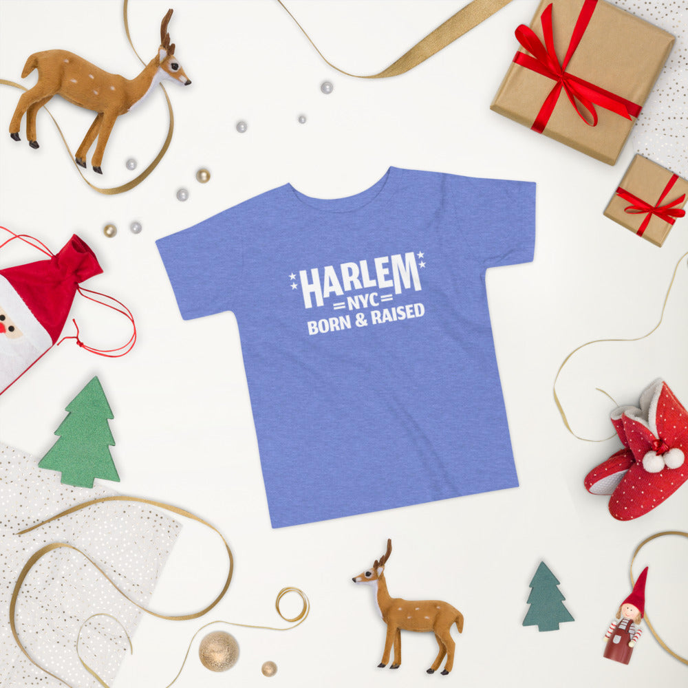 Harlem Born and Raised Toddler Short Sleeve Tee