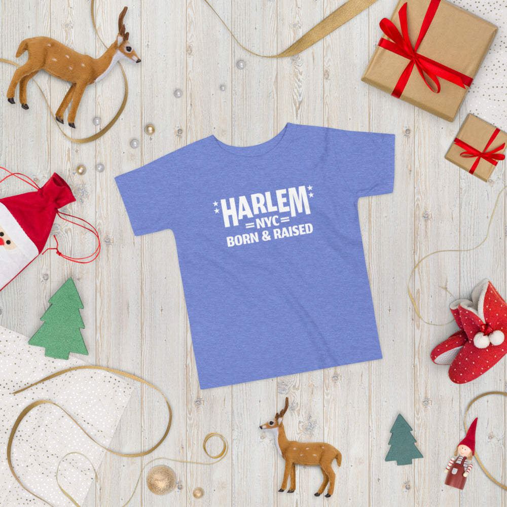 Harlem Born and Raised Toddler Short Sleeve Tee
