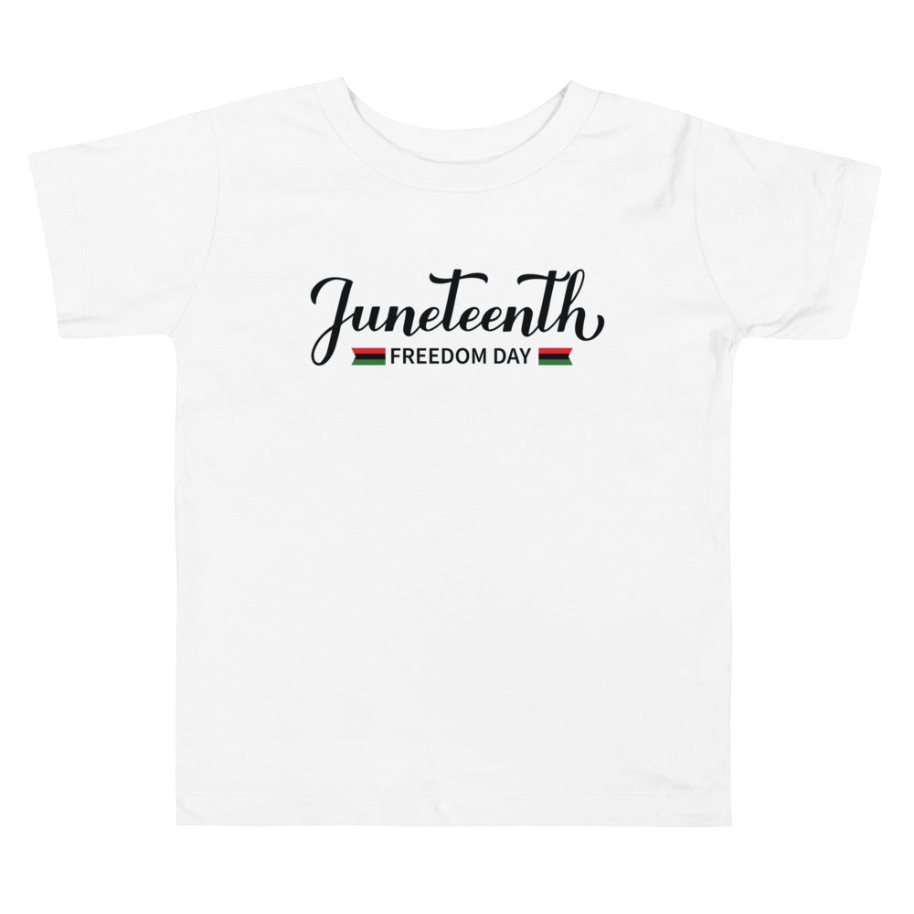 Juneteenth Toddler Short Sleeve Tee