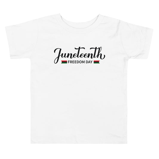 Juneteenth Toddler Short Sleeve Tee