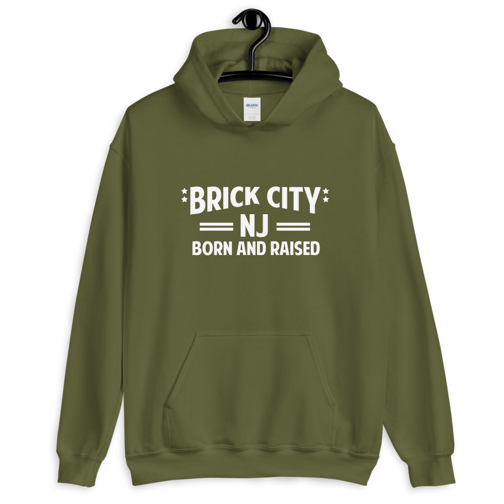 Brick City Born and Raised Unisex Hoodie
