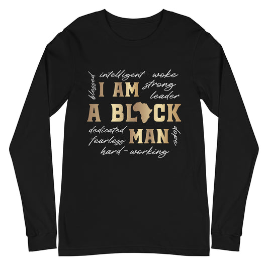 I am a Black Man Unisex Long Sleeve Tee
