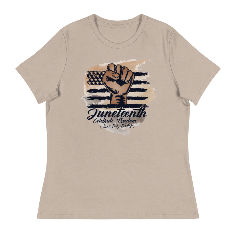 Juneteenth Celebrate Freedom Women's Relaxed T-Shirt