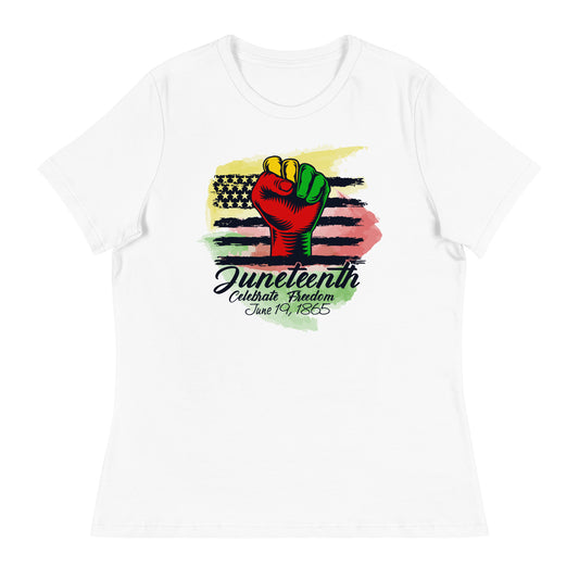Juneteenth Celebrate Freedom v2 Women's Relaxed T-Shirt