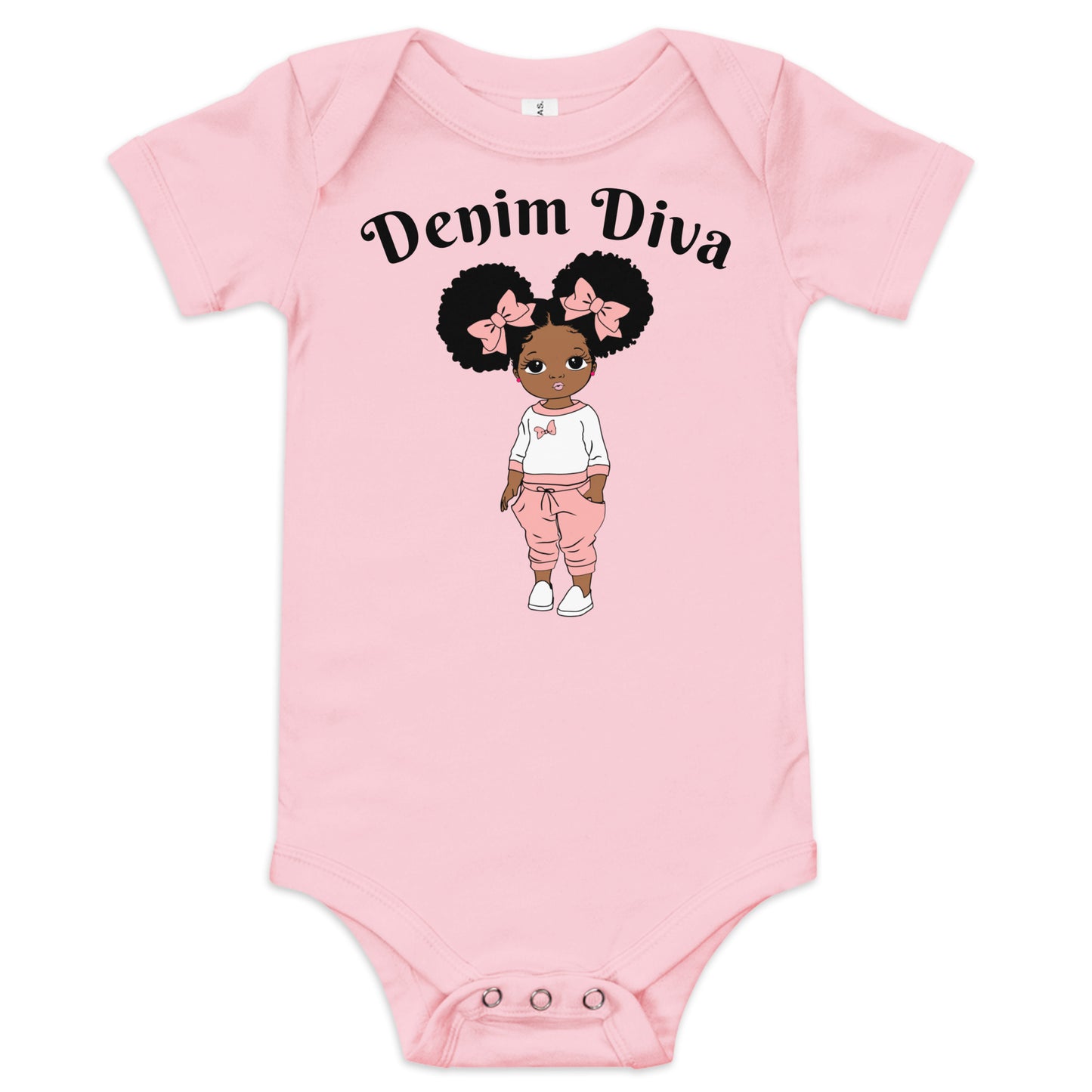 Denim Diva Baby short sleeve one piece