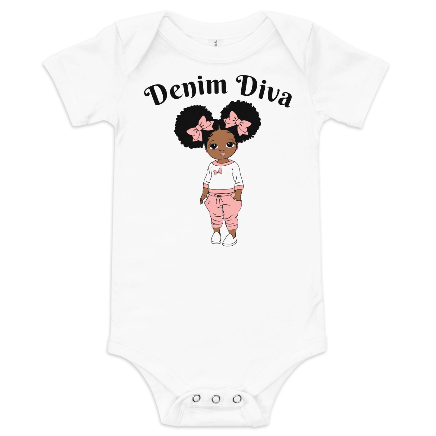 Denim Diva Baby short sleeve one piece
