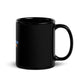 Georgia Travel Black Glossy Mug