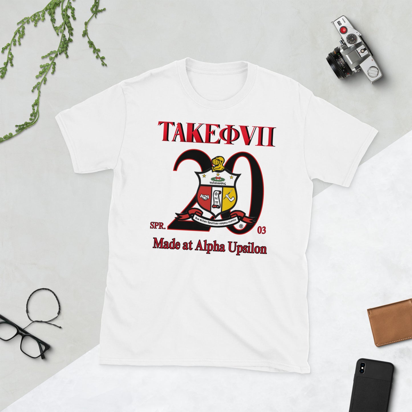 Alpha Upsilon Nupe 2 Short-Sleeve Unisex T-Shirt