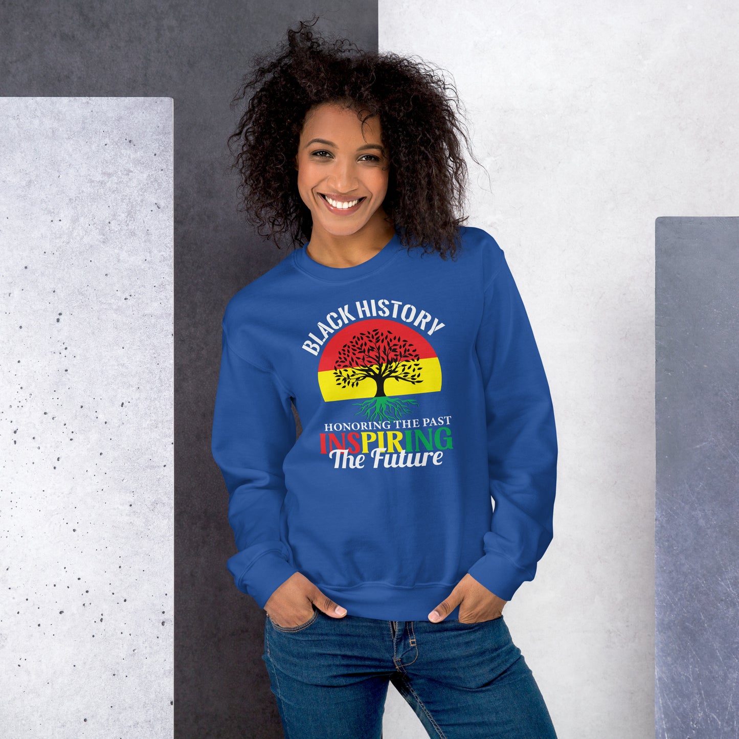 Black History Inspiring the Future Unisex Sweatshirt
