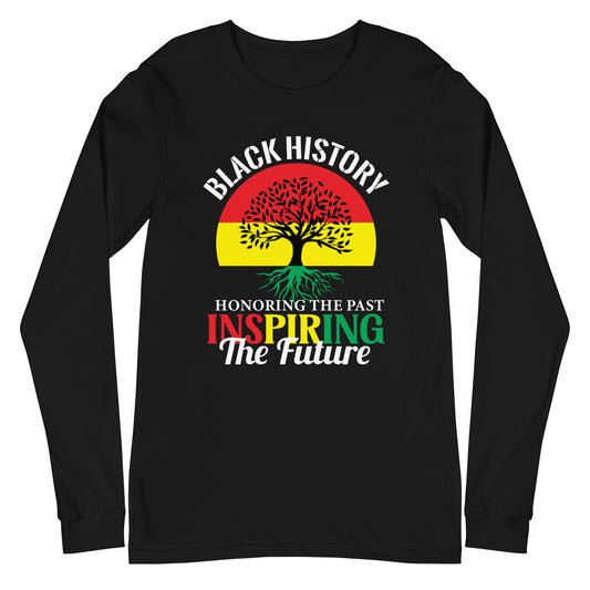 Black History Inspiring the Future Unisex Long Sleeve Tee