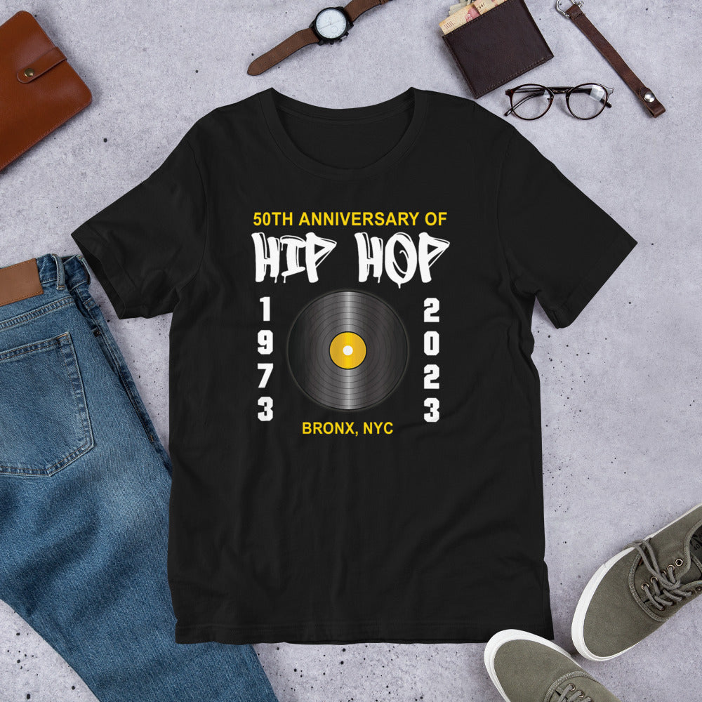 50th Hip Hop V2 Short Sleeve Unisex t-shirt (3XL to 5XL)