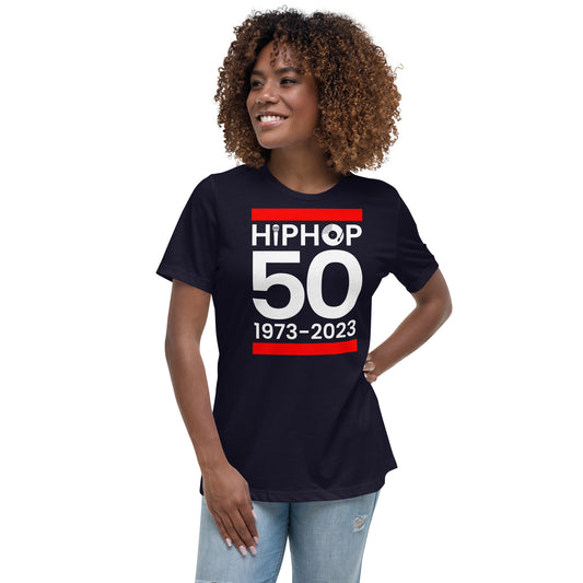 50th Hiphop V1 Women's Relaxed T-Shirt