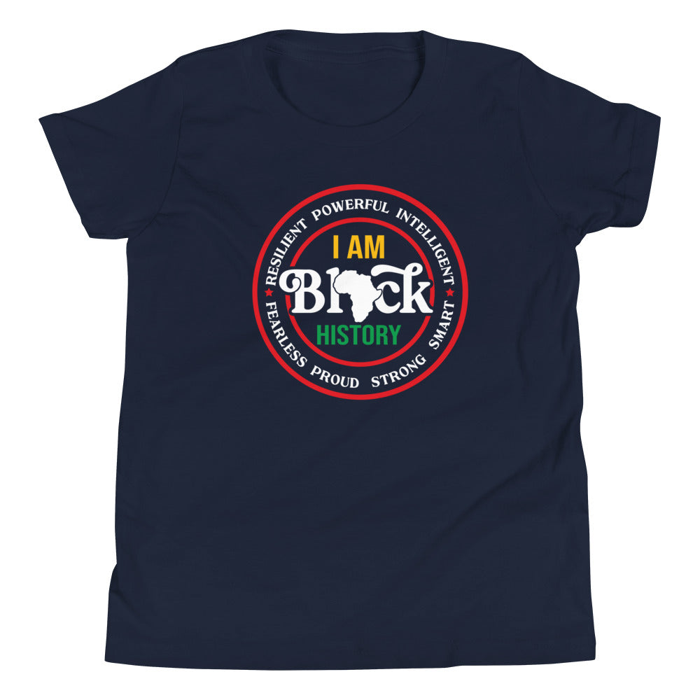I am Blak History Youth Short Sleeve T-Shirt