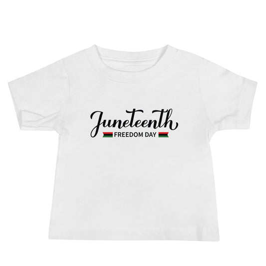 Juneteenth Freedom Day Baby Jersey Short Sleeve Tee