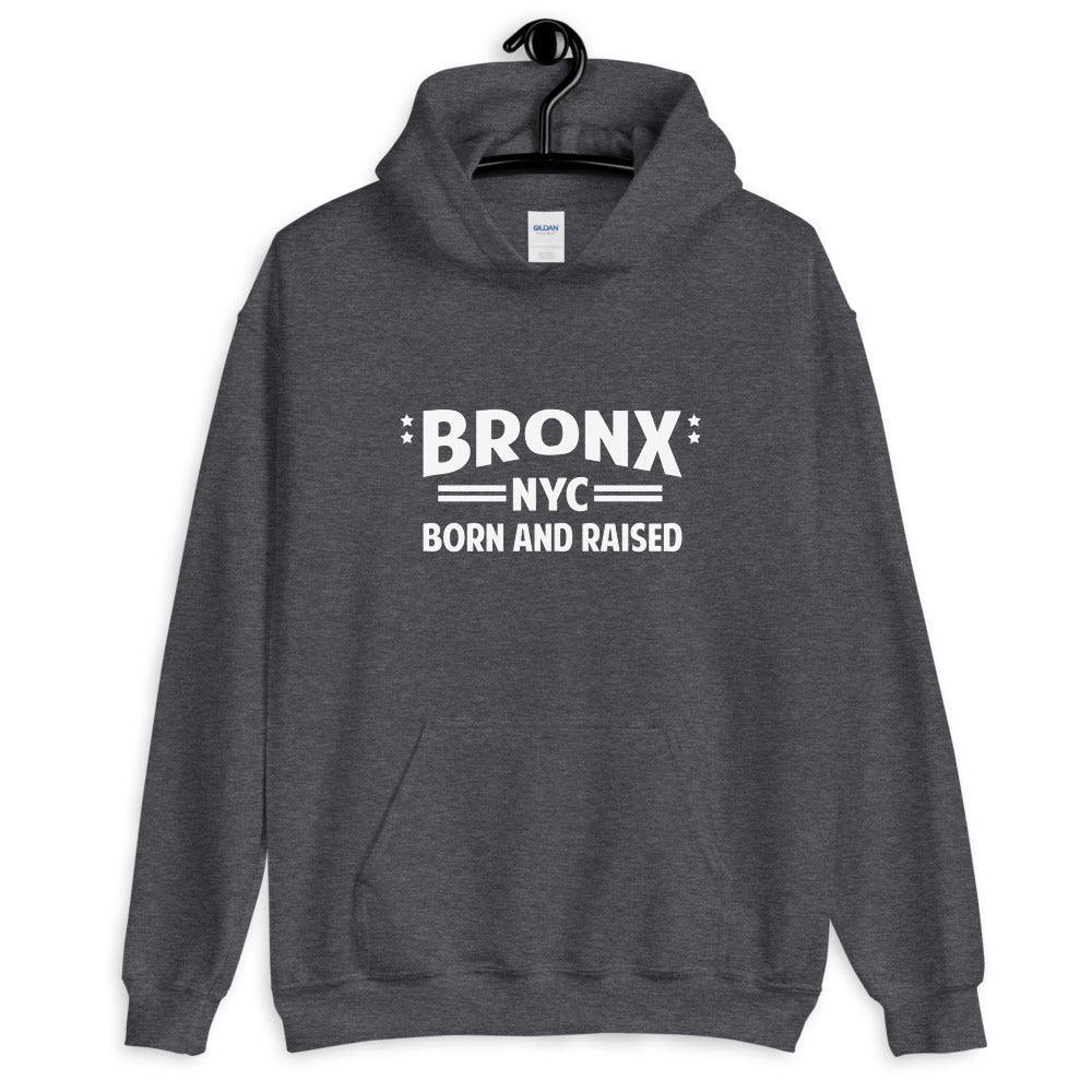Bronx NYC Born and Raised Unisex Hoodie
