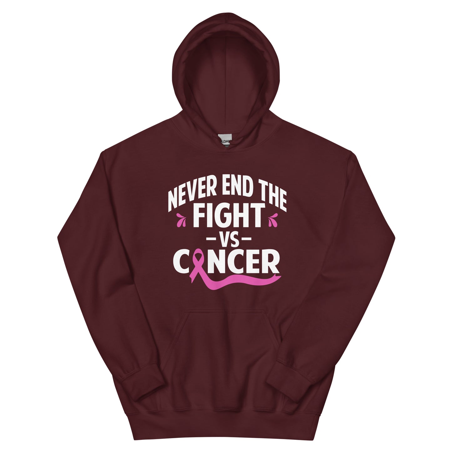 Never End The Fight Vs Cancer Unisex Hoodie