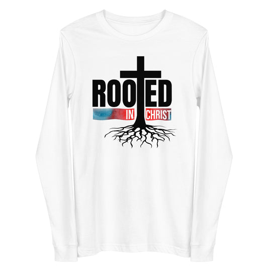Rooted In Christ Unisex Long Sleeve Tee