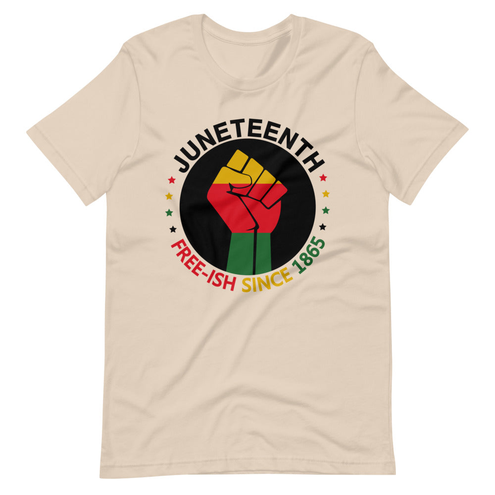 Juneteenth Free-ish Since 1865 Short-sleeve unisex t-shirt