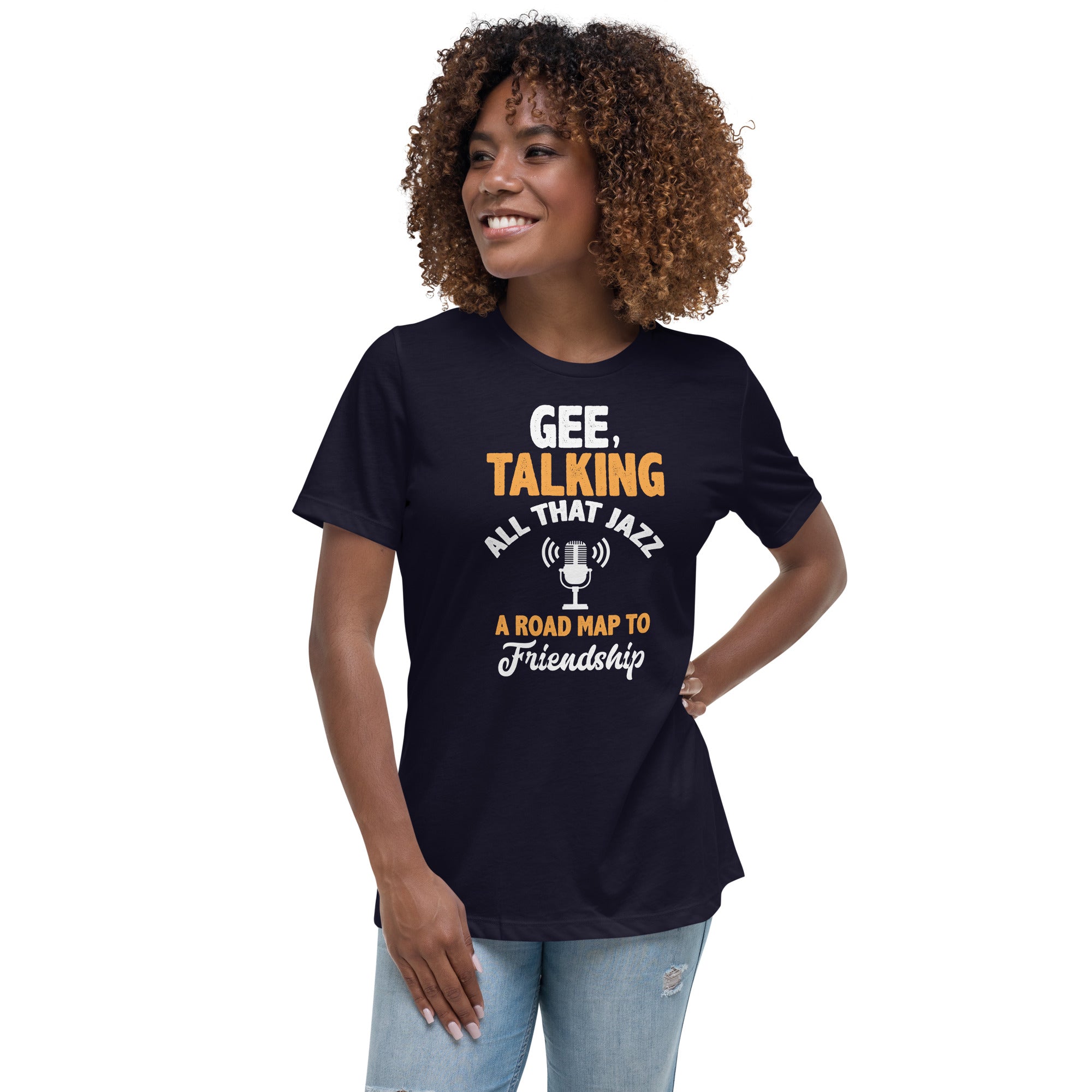 Gee Talking All That Jazz Women's Relaxed T-Shirt – Harris Apparel LLC